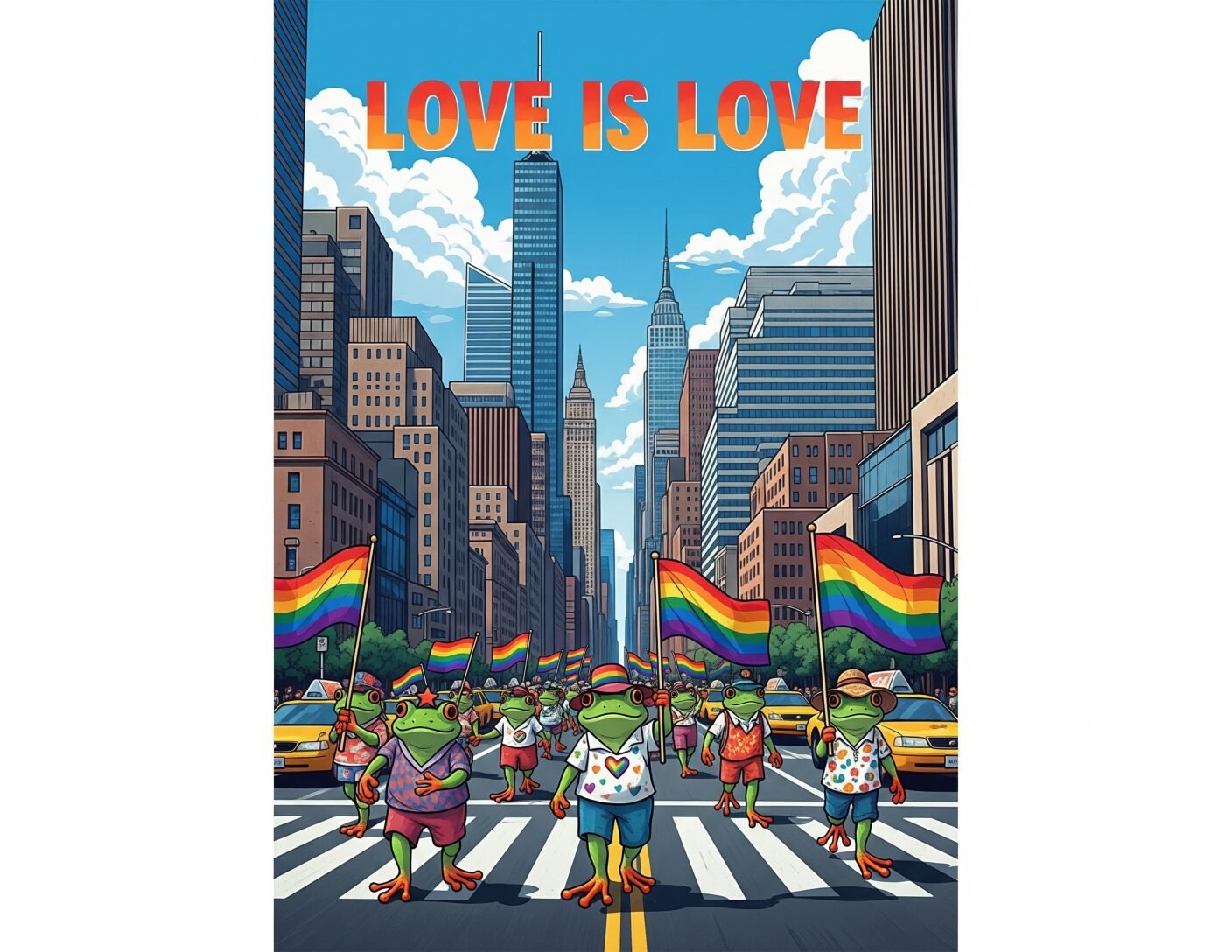 Frog Pride Poster