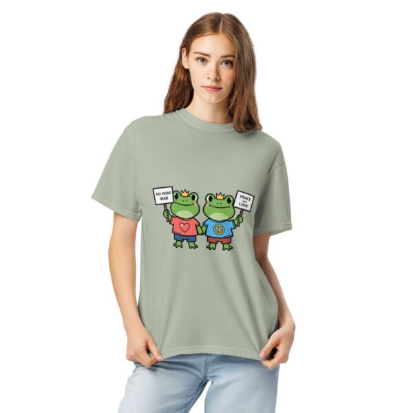 No More War: Unisex garment-dyed heavyweight t-shirt - Image 6