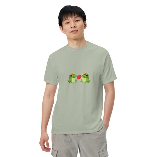 Frogs in Love: Unisex garment-dyed heavyweight t-shirt - Image 33