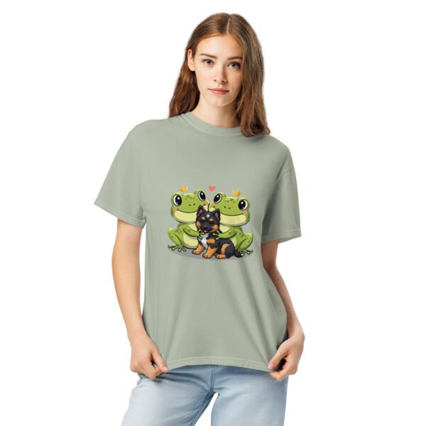 Puppy Love, Shepherd: Unisex garment-dyed heavyweight t-shirt - Image 6