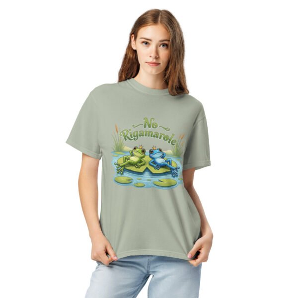 No Rigamarole: Unisex garment-dyed heavyweight t-shirt - Image 7
