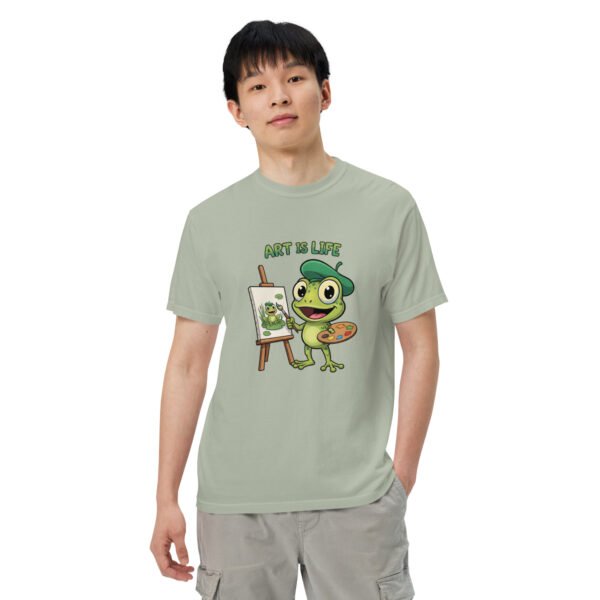 Art is Life: Unisex garment-dyed heavyweight t-shirt - Image 33