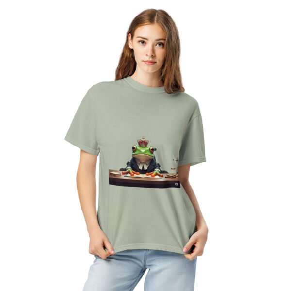 Frog Lawyer: Unisex garment-dyed heavyweight t-shirt - Image 6