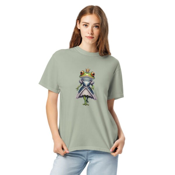 Frog Fashion Model1: Unisex garment-dyed heavyweight t-shirt - Image 7