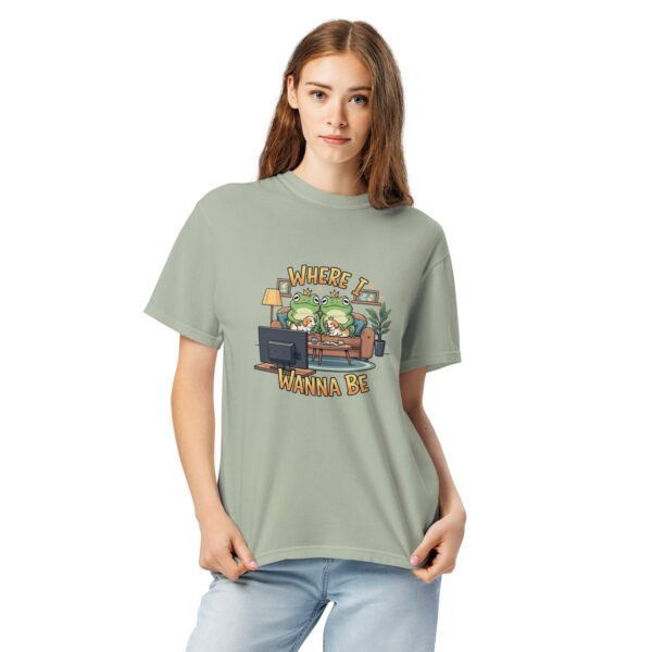 Where I Wanna Be: Unisex garment-dyed heavyweight t-shirt - Image 7