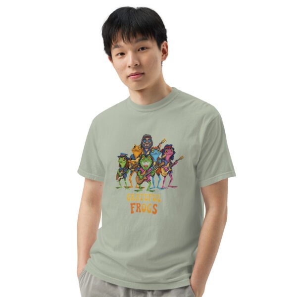 Grateful Frogs2: Unisex garment-dyed heavyweight t-shirt - Image 33