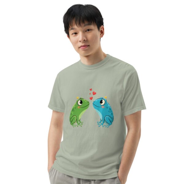 Froggy Love2: Unisex garment-dyed heavyweight t-shirt - Image 34