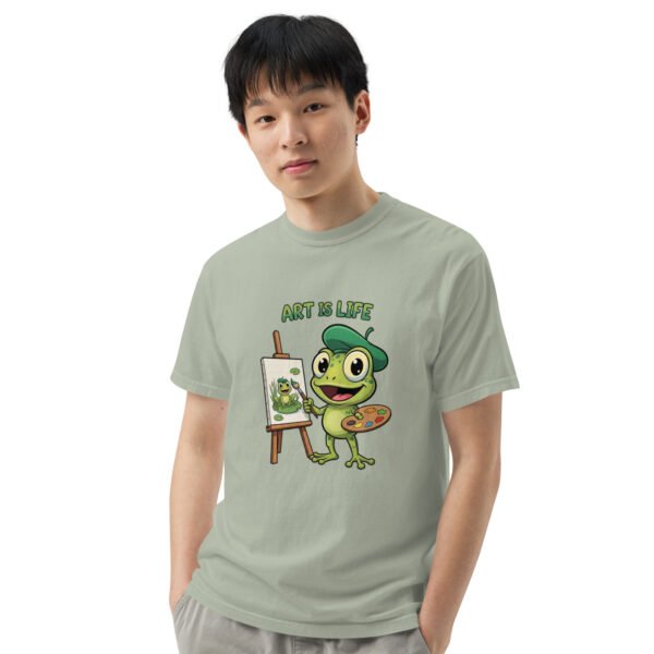 Art is Life: Unisex garment-dyed heavyweight t-shirt - Image 34