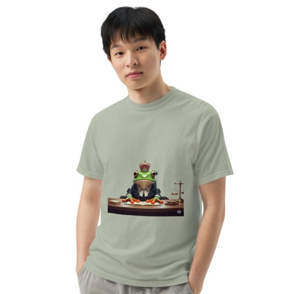 Frog Lawyer: Unisex garment-dyed heavyweight t-shirt - Image 30