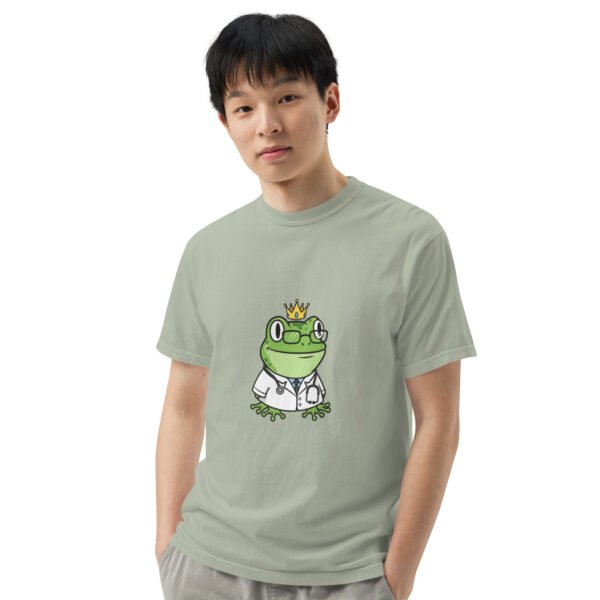 Dr. Frog: Unisex garment-dyed heavyweight t-shirt - Image 36
