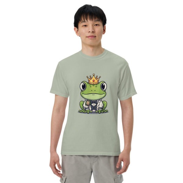 Frog Groom: Unisex garment-dyed heavyweight t-shirt - Image 23