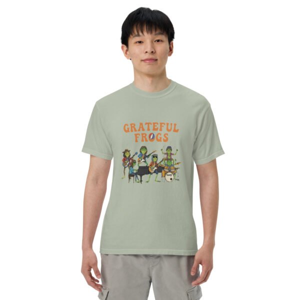 Grateful Frogs3: Unisex garment-dyed heavyweight t-shirt - Image 35