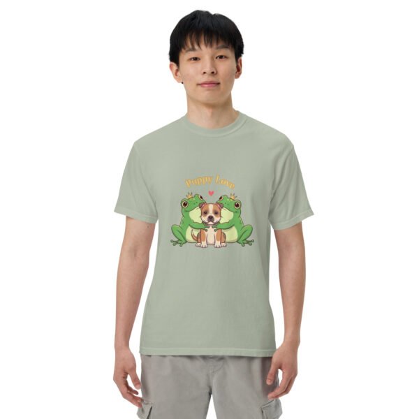 Puppy Love, Pit Bull: Unisex garment-dyed heavyweight t-shirt - Image 32
