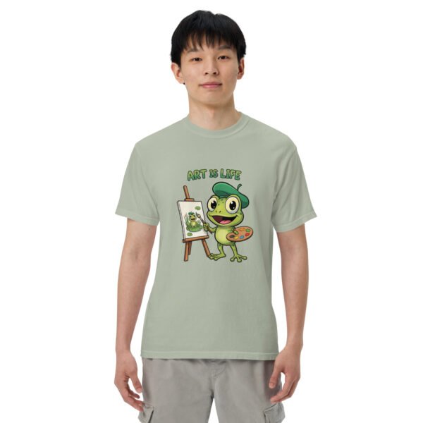 Art is Life: Unisex garment-dyed heavyweight t-shirt - Image 32