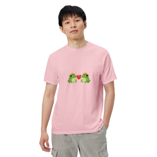 Frogs in Love: Unisex garment-dyed heavyweight t-shirt - Image 39