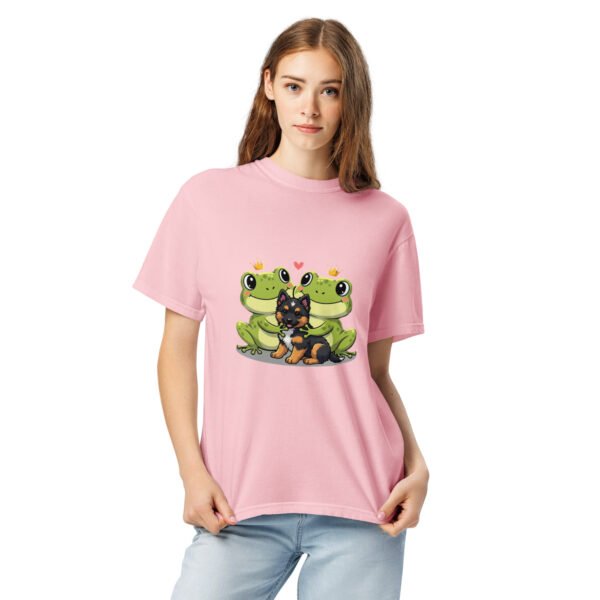 Puppy Love, Shepherd: Unisex garment-dyed heavyweight t-shirt - Image 8