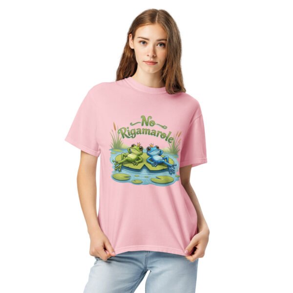 No Rigamarole: Unisex garment-dyed heavyweight t-shirt - Image 9