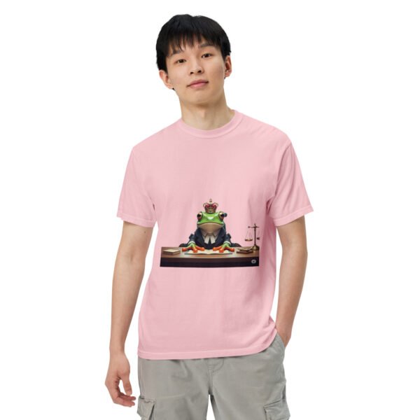 Frog Lawyer: Unisex garment-dyed heavyweight t-shirt - Image 35