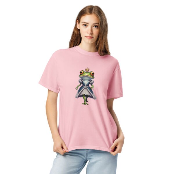 Frog Fashion Model1: Unisex garment-dyed heavyweight t-shirt - Image 9