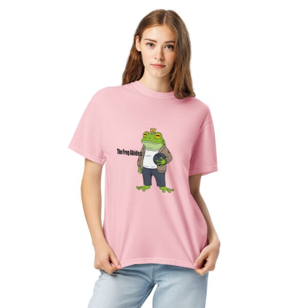 The Frog Abides: Unisex garment-dyed heavyweight t-shirt - Image 8