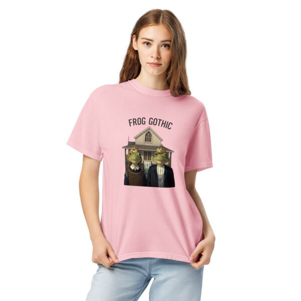 Frog Gothic: Unisex garment-dyed heavyweight t-shirt - Image 9