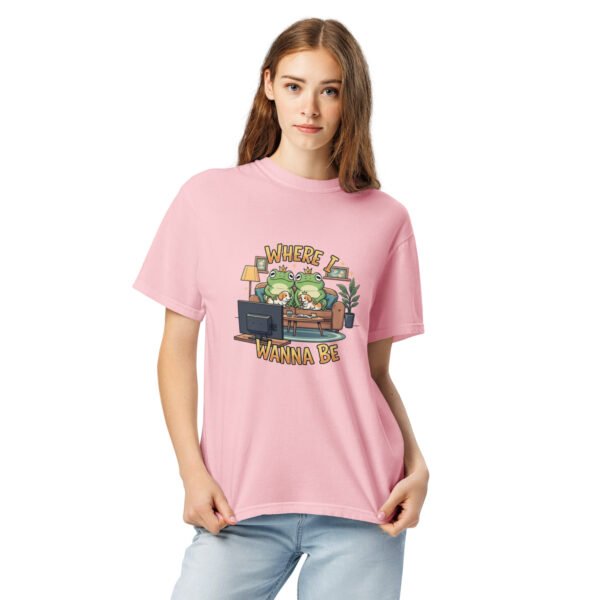 Where I Wanna Be: Unisex garment-dyed heavyweight t-shirt - Image 9