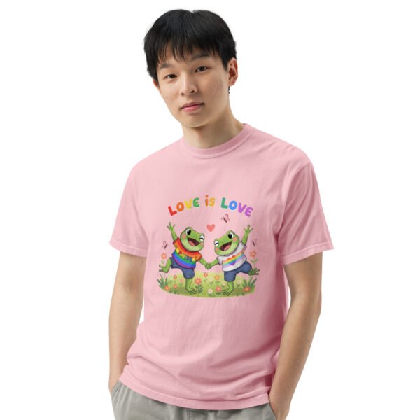 Love is Love1: Unisex garment-dyed heavyweight t-shirt - Image 53