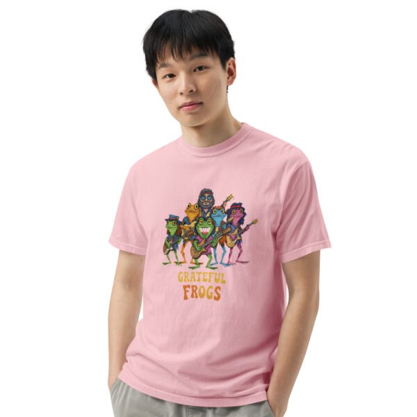 Grateful Frogs2: Unisex garment-dyed heavyweight t-shirt - Image 39