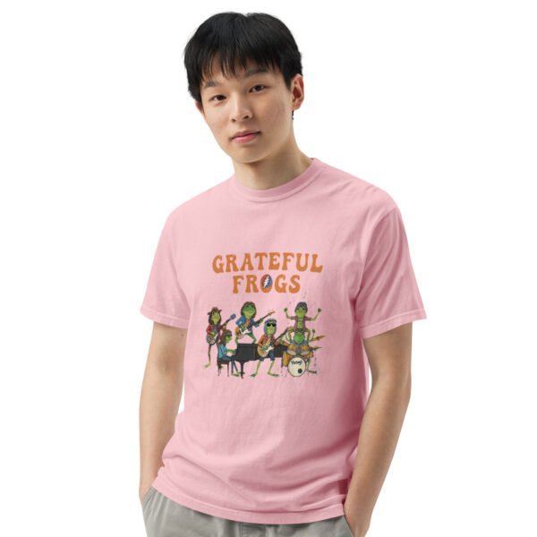 Grateful Frogs3: Unisex garment-dyed heavyweight t-shirt - Image 43