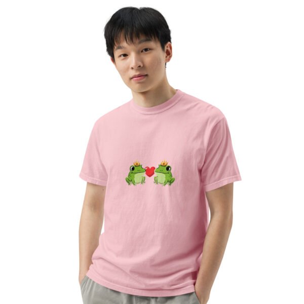 Frogs in Love: Unisex garment-dyed heavyweight t-shirt - Image 40