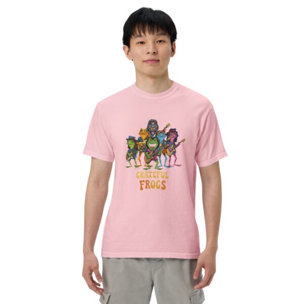 Grateful Frogs2: Unisex garment-dyed heavyweight t-shirt - Image 37