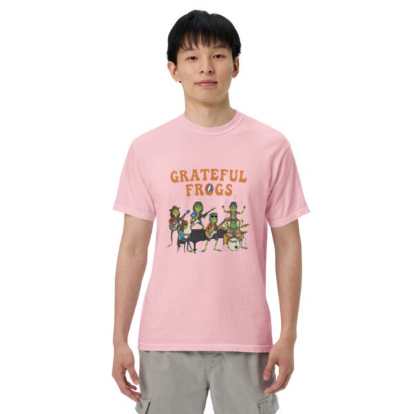 Grateful Frogs3: Unisex garment-dyed heavyweight t-shirt - Image 41