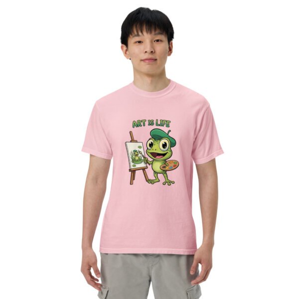 Art is Life: Unisex garment-dyed heavyweight t-shirt - Image 38