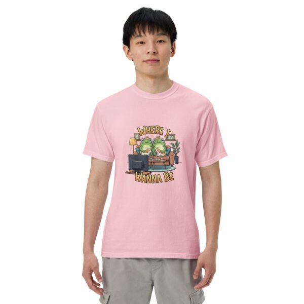 Where I Wanna Be: Unisex garment-dyed heavyweight t-shirt - Image 37