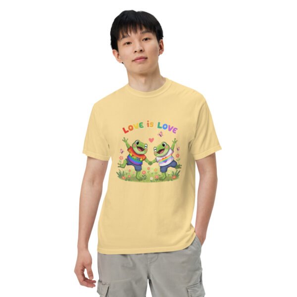 Love is Love1: Unisex garment-dyed heavyweight t-shirt - Image 55