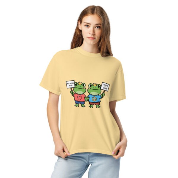 No More War: Unisex garment-dyed heavyweight t-shirt - Image 9