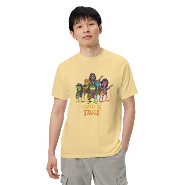 Grateful Frogs2: Unisex garment-dyed heavyweight t-shirt - Image 41