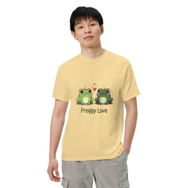 Froggy Love 1: Unisex garment-dyed heavyweight t-shirt - Image 41
