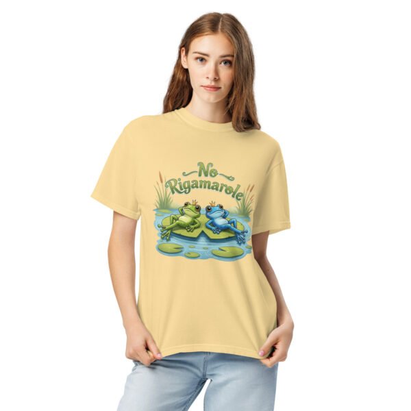 No Rigamarole: Unisex garment-dyed heavyweight t-shirt - Image 10