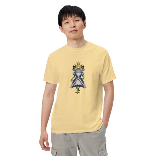 Frog Fashion Model1: Unisex garment-dyed heavyweight t-shirt - Image 42