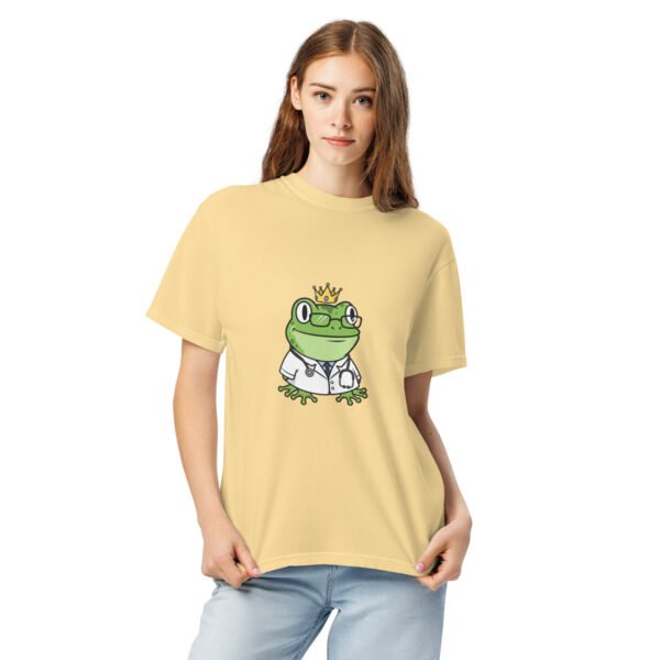 Dr. Frog: Unisex garment-dyed heavyweight t-shirt - Image 10