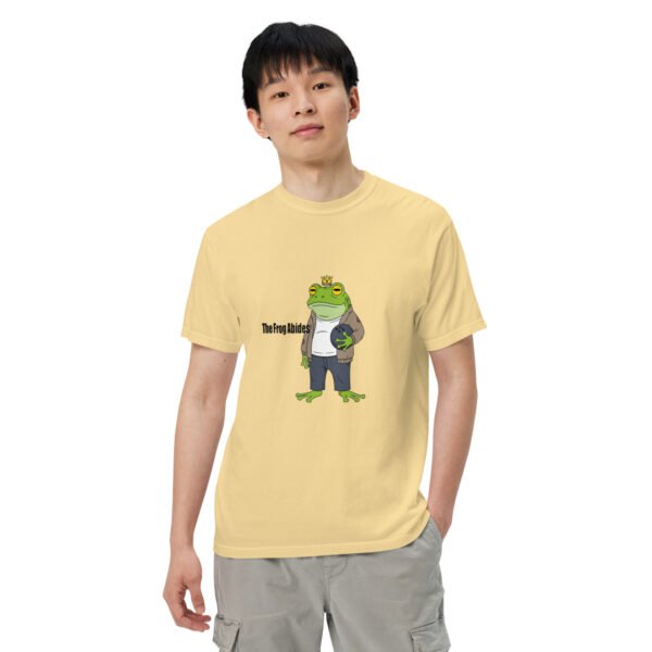 The Frog Abides: Unisex garment-dyed heavyweight t-shirt - Image 43