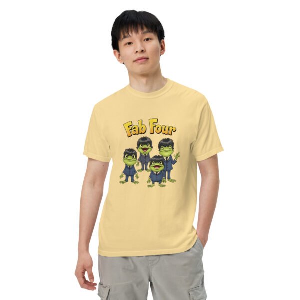 Fab Four Frogs: Unisex garment-dyed heavyweight t-shirt - Image 45