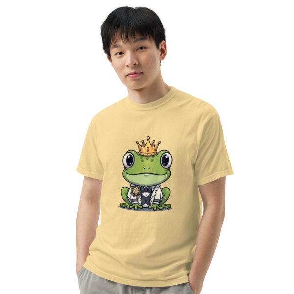 Frog Groom: Unisex garment-dyed heavyweight t-shirt - Image 34