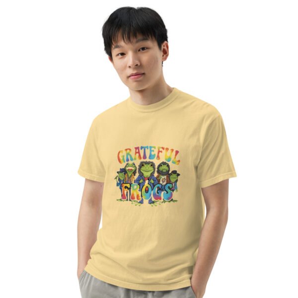 Grateful Frogs: Unisex garment-dyed heavyweight t-shirt - Image 40