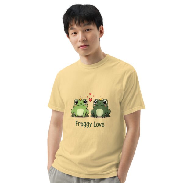 Froggy Love 1: Unisex garment-dyed heavyweight t-shirt - Image 42