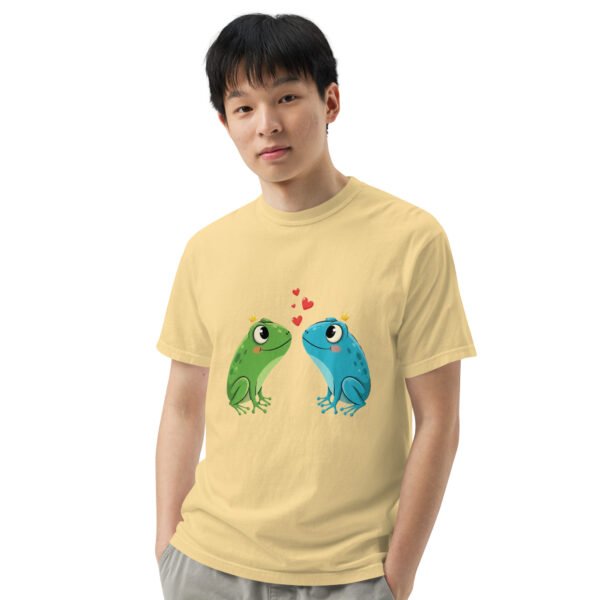Froggy Love2: Unisex garment-dyed heavyweight t-shirt - Image 43