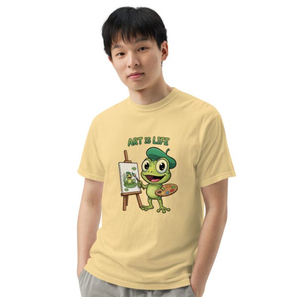 Art is Life: Unisex garment-dyed heavyweight t-shirt - Image 43
