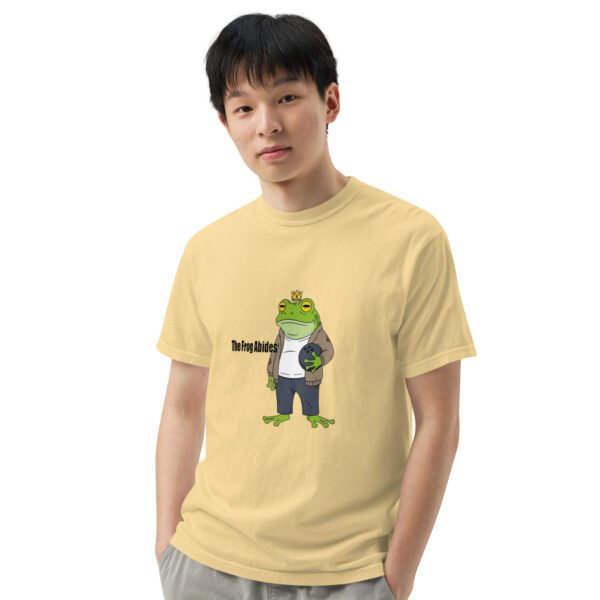 The Frog Abides: Unisex garment-dyed heavyweight t-shirt - Image 44