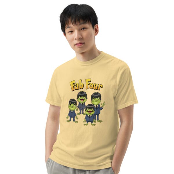 Fab Four Frogs: Unisex garment-dyed heavyweight t-shirt - Image 46